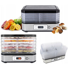 Încarcă imaginea în vizualizatorul Galerie, NOU - Deshidrator Pentru Fructe, Legume Si Ierburi Aromatice, 5 Nivele, 250W, Cu Afisaj LCD, 40-70 °C