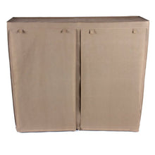 Încarcă imaginea în vizualizatorul Galerie, Dulap dublu textil pentru incaltaminte, 118 x 30 x 120 cm