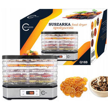 Încarcă imaginea în vizualizatorul Galerie, NOU - Deshidrator Pentru Fructe, Legume Si Ierburi Aromatice, 5 Nivele, 250W, Cu Afisaj LCD, 40-70 °C