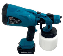 Încarcă imaginea în vizualizatorul Galerie, NOU - PISTOL DE VOPSIT, 2 ACUMULATORI DE 24V, REZERVOR 800ML, 650ML/MIN +TRUSA DEPOZITARE