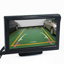 Încarcă imaginea în vizualizatorul Galerie, NOU - Suport Numar Auto Cu Camera Marsarier + Monitor Color 4.3 Inch, Rezolutie 480 x 272