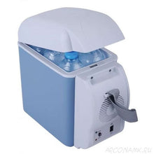Încarcă imaginea în vizualizatorul Galerie, Frigider auto portabil, 12V, 7.5 l, Functie de racire si incalzire, Albastru/Alb