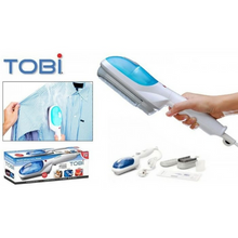 Încarcă imaginea în vizualizatorul Galerie, NOU - Fier de calcat vertical cu aburi portabil cu design ergonomic, 800W Tobi Travel Steamer