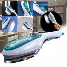 Încarcă imaginea în vizualizatorul Galerie, NOU - Fier de calcat vertical cu aburi portabil cu design ergonomic, 800W Tobi Travel Steamer