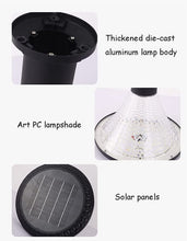 Încarcă imaginea în vizualizatorul Galerie, NOU - Lampa Solara De Gradina, LED, RGB, Control Din Telecomanda + Picior De Sustinere CADOU