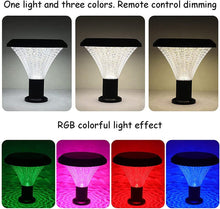 Încarcă imaginea în vizualizatorul Galerie, NOU - Lampa Solara De Gradina, LED, RGB, Control Din Telecomanda + Picior De Sustinere CADOU