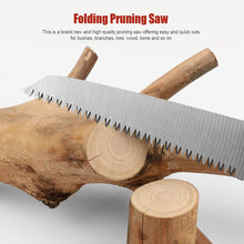 Încarcă imaginea în vizualizatorul Galerie, NOU - Fierastrau Manual Pliabil, Lama 27 cm, Maner Ergonomic Care Previne Alunecarea