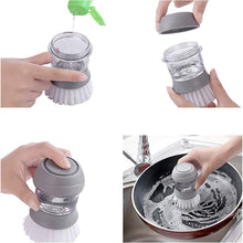Încarcă imaginea în vizualizatorul Galerie, NOU - Dozator De sapun Cu Perie Reincarcabila Pentru Spalat Vase