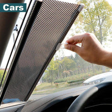 Încarcă imaginea în vizualizatorul Galerie, NOU - Parasolar Auto Tip Perdea, Universal, Pentru Casa Si Masina, Retractabil, Cu Fixare Prin Ventuze, 58x125 cm