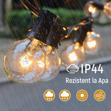 Încarcă imaginea în vizualizatorul Galerie, NOU - REDUCERE: Ghirlanda Luminoasa, Cu Incarcare Solara, 10 Becuri LED, Lumina Alb Cald, 8 Moduri De Iluminare, Control Prin Telecomanda, 5 m Lungime