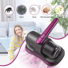 Încarcă imaginea în vizualizatorul Galerie, Aspirator portabil Antiacarieni si Praf cu acumulator, 50 W, tehnologie UV-C