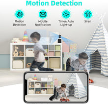 Încarcă imaginea în vizualizatorul Galerie, NOU - Camera Smart De Supraveghere Full HD, Cu Monitor Video 2.8 inch, Functie Audio, Aplicatie Telefon, Conexiune Wifi, Senzor Detectie Miscare