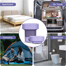 Încarcă imaginea în vizualizatorul Galerie, NOU - Mini Masina De Spalat Rufe, Electrica, Cu 3 Programe, Functie de Stoarcere, Pliabila, Capacitate 9 L