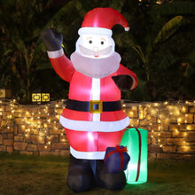 Încarcă imaginea în vizualizatorul Galerie, NOU -Figurina Gonflabila, Mos Craciun cu Iluminare LED, Umflare Automata Cu Pompa Incorporata, Rezistent La Intemperii, 2.4 m Inaltime