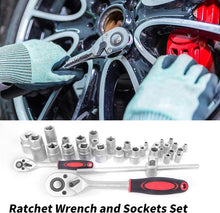 Încarcă imaginea în vizualizatorul Galerie, NOU - Trusa Profesionala de Scule Tubulare si Inelare, 499 Piese, Crom Durabil, Cu Geanta Depozitare Inclusa