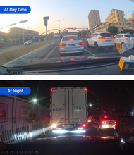 Încarcă imaginea în vizualizatorul Galerie, NOU - Oglinda Retrovizoare Cu Camera Video DVR Fata-Spate Pentru Monitorizare Trafic Full HD Cu G-Senzor Si Ecran 4.3 Inch