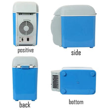 Încarcă imaginea în vizualizatorul Galerie, Frigider auto portabil, 12V, 7.5 l, Functie de racire si incalzire, Albastru/Alb