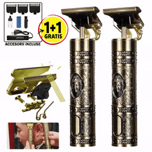 Încarcă imaginea în vizualizatorul Galerie, NOU - FERTA 1+1 GRATIS: Masina PROfesionala Viking X de tuns sau contur cu 2 ore autonomie si 4 capete CADOU