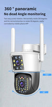 Încarcă imaginea în vizualizatorul Galerie, **Camera dubla 6MP Night Vision Wifi, Jortan Full HD 4K cu Alarma Integrata, Detectare Umana si Recunoastere Faciala