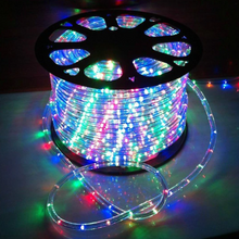 Încarcă imaginea în vizualizatorul Galerie, NOU - INSTALATIE DE CRACIUN TIP FURTUN LUMINOS , PENTRU EXTERIOR , LUNGIME 10 METRI , 8 JOCURI DE LUMINI , CONTROLER INCLUS , LUMINA MULTICOLOR