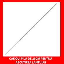 Încarcă imaginea în vizualizatorul Galerie, NOU - Pachet PROMO: Mini Fierastrau Electric Cu Acumulatori 24V, 2x Baterie + 2x Lant + 2x Lama, 6 Inch + CADOU pila 25cm