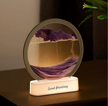 Încarcă imaginea în vizualizatorul Galerie, Lampa decorativa tip clepsidra, nisipuri miscatoare, Moving Sand Art