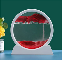 Încarcă imaginea în vizualizatorul Galerie, Lampa decorativa tip clepsidra, nisipuri miscatoare, Moving Sand Art