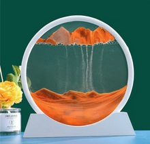 Încarcă imaginea în vizualizatorul Galerie, Lampa decorativa tip clepsidra, nisipuri miscatoare, Moving Sand Art