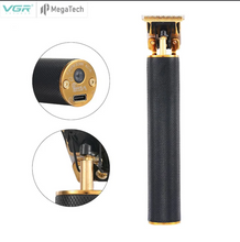 Încarcă imaginea în vizualizatorul Galerie, Masina de Tuns si Ras VGR V-179, lame inox, Operare 120 min, 3 Piepteni ajustare lungime