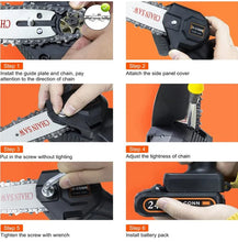 Încarcă imaginea în vizualizatorul Galerie, NOU - Lant De Rezerva Pentru Mini Fierastrau Electric, 4 Sau 6 Inch