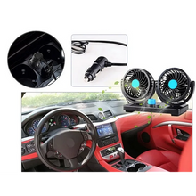 Încarcă imaginea în vizualizatorul Galerie, NOU - Ventilator Auto Dublu, Alimentare La Priza Masinii De 12V, Foarte Silentios, 2 Trepte De Viteza