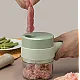 Încarcă imaginea în vizualizatorul Galerie, NOU - Maruntitor 4in1 Electric pentru Alimente Ideal pentru Taiere Carne, Legume, Fructe, Portabil, Culoare Verde