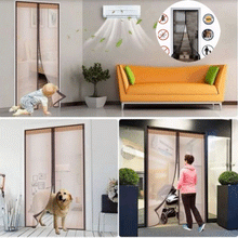 Încarcă imaginea în vizualizatorul Galerie, NOU - Plasa Pentru Usa, Impotriva Insectelor, Cu Magnet, Dimensiune 210 x 100 cm + CADOU Plasa Pentru Geam