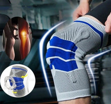 Încarcă imaginea în vizualizatorul Galerie, NOU - Genunchiera din Material Respirabil, Potrivita Pentru Activitati Sportive, cu Arcuri Metalice Si Pernita Silicon