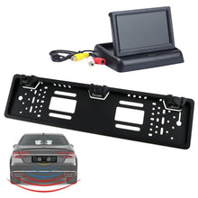 Încarcă imaginea în vizualizatorul Galerie, NOU - Suport Numar Auto Cu Camera Marsarier + Monitor Color 4.3 Inch, Rezolutie 480 x 272