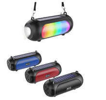 Încarcă imaginea în vizualizatorul Galerie, NOU - Boxa Conexiune Bluetooth, Radio FM, Cu Lanterna si Lumini RGB, Suport Card si USB + Cablu Antifurt Bicicleta CADOU