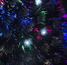 Încarcă imaginea în vizualizatorul Galerie, NOU - Brad Artificial De Craciun, Cu Fibra Optica si LED-uri Integrate, Multicolor, Aspect Nins + Steluta LED Inclusa