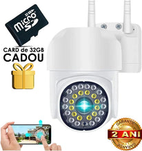 Încarcă imaginea în vizualizatorul Galerie, NOU - Camera De Supraveghere Jortan JT8161QJ, Cu Senzor de Miscare, Conexiune Wifi, Vizualizare Live Pe Telefon + Card 32 GB CADOU