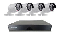 Încarcă imaginea în vizualizatorul Galerie, NOU - Sistem Supraveghere 4 Camere, Senzor Miscare, 4K Ultra HD, Conexiune PC/Telefon, Interior/Exterior + Hard Disk 500 GB CADOU