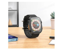 Încarcă imaginea în vizualizatorul Galerie, NOU - Ceas Smartwatch S9 Ultra, Deluxe Edition, Incarcare Wireless, Notificare Apel, Ritm Cardiac, Monitorizare Somn + 2 Bratari Silicon CADOU
