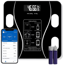 Încarcă imaginea în vizualizatorul Galerie, NOU - 1+1 GRATIS Cantar Inteligent, Conexiune Bluetooth, Ecran Afisaj LCD, Masoara Indicii Corporali, Din Sticla Securizata