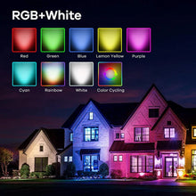 Încarcă imaginea în vizualizatorul Galerie, NOU - Lampa Solara RGB cu LED-uri Colorate, Panou Solar, Sistem de Prindere, 7 Culori, Pornire si Oprire Automata