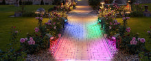Încarcă imaginea în vizualizatorul Galerie, NOU - Lampa Solara RGB cu LED-uri Colorate, Panou Solar, Sistem de Prindere, 7 Culori, Pornire si Oprire Automata