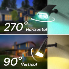 Încarcă imaginea în vizualizatorul Galerie, NOU - Lampa Solara RGB cu LED-uri Colorate, Panou Solar, Sistem de Prindere, 7 Culori, Pornire si Oprire Automata