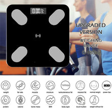 Încarcă imaginea în vizualizatorul Galerie, NOU - 1+1 GRATIS Cantar Inteligent, Conexiune Bluetooth, Ecran Afisaj LCD, Masoara Indicii Corporali, Din Sticla Securizata