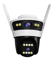 Încarcă imaginea în vizualizatorul Galerie, NOU - Camera Smart Jortan, Conexiune Wifi, 2 Lentile, Vizualizare Live In Aplicatie, Interior/Exterior, IP66 Protectie+ CADOU Card 32GB