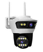Încarcă imaginea în vizualizatorul Galerie, NOU - Camera Smart Jortan, Conexiune Wifi, 2 Lentile, Vizualizare Live In Aplicatie, Interior/Exterior, IP66 Protectie+ CADOU Card 32GB