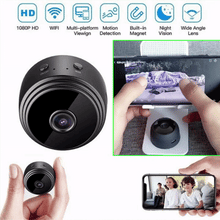 Încarcă imaginea în vizualizatorul Galerie, NOU - Mini Camera De Supraveghere WiFi, 1080p, Full HD, Model A9