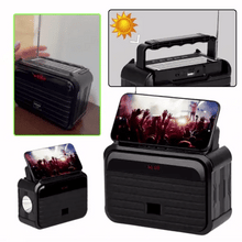 Încarcă imaginea în vizualizatorul Galerie, NOU - Radio Portabil cu Incarcare Solara Si Lanternă LED, Suport Telefon, Baterie 1200mAh, Functii Multiple
