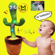Încarcă imaginea în vizualizatorul Galerie, NOU - 1+1 CADOU Jucarie interactiva Cactus Vorbitor, Danseaza, Imita, Canta